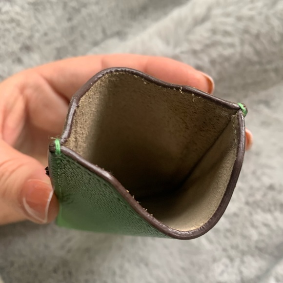 Mulberry Leather Phone case , fits iPhone 4/5 , business cards / cards - Picture 4 of 6